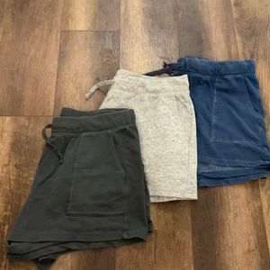 3 Pack Solid color Old Navy cotton shorts